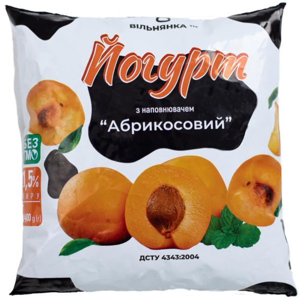 Йогурт з наповнювачем «Абрикосовий»
