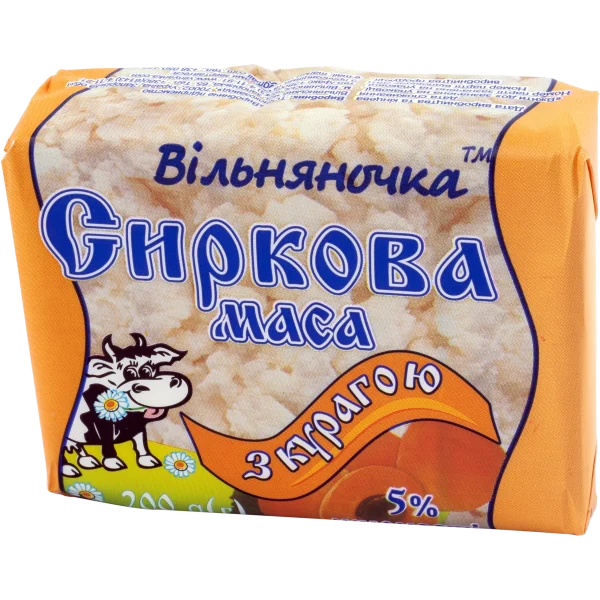 Сиркова маса солодка з курагою